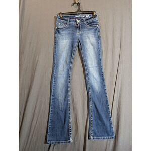 Wallflower Feisty Curvy Jeans Low Rise Blue Denim Size 0 REG